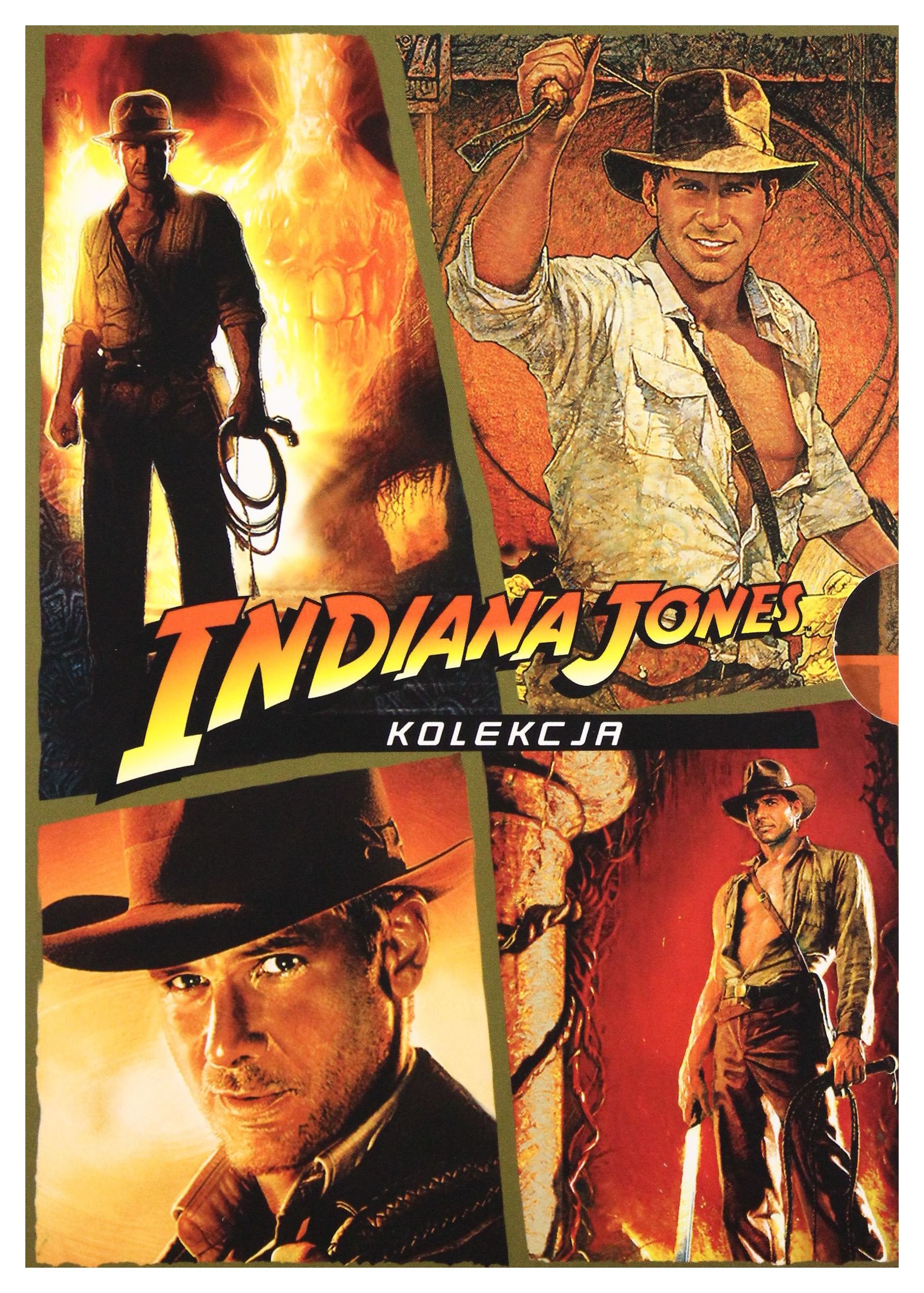Indiana Jones Quadrilogy BOX polski lektor [4DVD] (Keine deutsche Version)