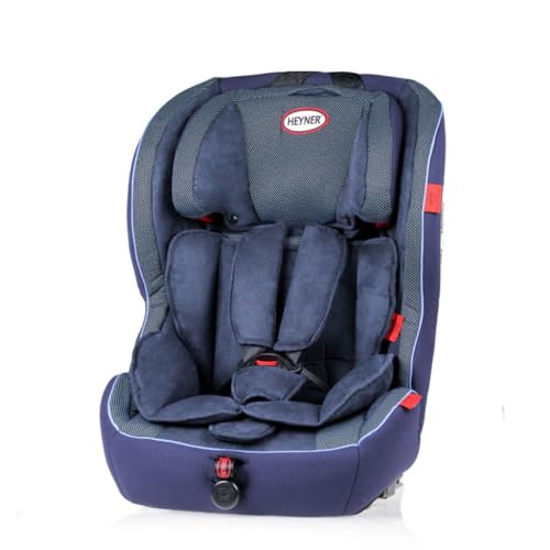 HEYNER® Kids Kindersitz MultiRelax AERO Fix mit ISOFIX (Gruppe 1,2,3 Gewicht: 9-36kg) (blau)