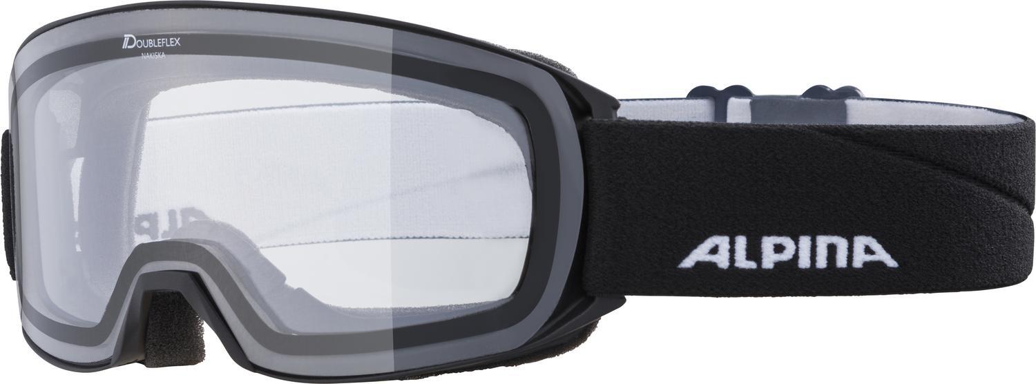 ALPINA NAKISKA Skibrille, Unisex – Erwachsene, black, one size