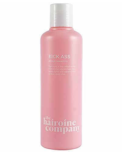 THE HAIROINE COMPANY Kick Ass Repair Shampoo | Natürliches, Silikonfreies Shampoo für normales bis strapaziertes & trockenes Haar | 100% Naturkosmetik ohne Parabene, Mineralöl &Mikroplastik (250 ml)
