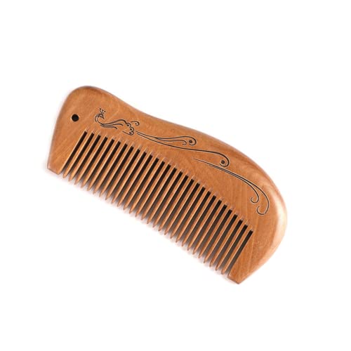 Handgemachte natürliche Mahagoni-Haarkämme – antistatischer Duft natürlicher Haarentwirrer Holzkamm Kämme aus Holz