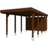 SKANHOLZ Carport »Friesland Set 2«, BxT: 314 x 708 cm, Firsthöhe: 241 cm, farbbehandelt - braun