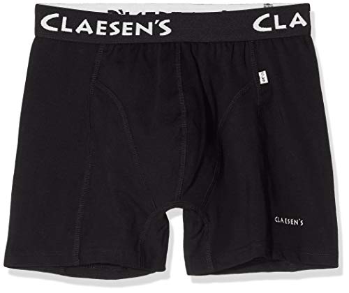 Claesen's Herren 2-Pack Boxer Boxershorts, Schwarz (Black 005_Schwarz), Small (Herstellergröße: S)