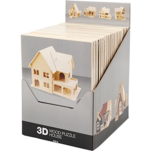 57878 3D Holzhaus Kit CDU 24-teilig