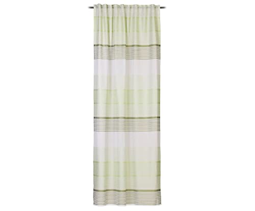 Gözze Ambiente Trendlife Modesto Vorhang verdeckte Schlaufe 140x245cm Farbe grün