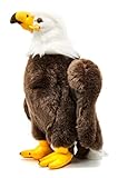 Uni-Toys - Weißkopfseeadler - 32 cm (Höhe) - Adler, Vogel - Plüschtier, Kuscheltier