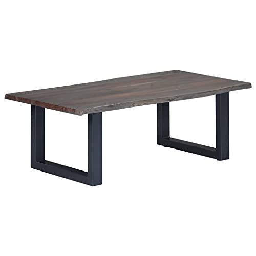 Grau Massives Akazienholz mit Grauer Oberfläche (Tischplatte) + pulverbeschichtetes Eisen (Beine) Kinder-Aufsitz-Quad mit Sound und Licht Rot Möbel Tische Ziertische Couchtische