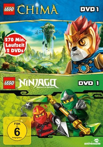 Lego: Legends of Chima, DVD 1 / Lego Ninjago: Meister des Spinjitzu, DVD 1 [2 DVDs]