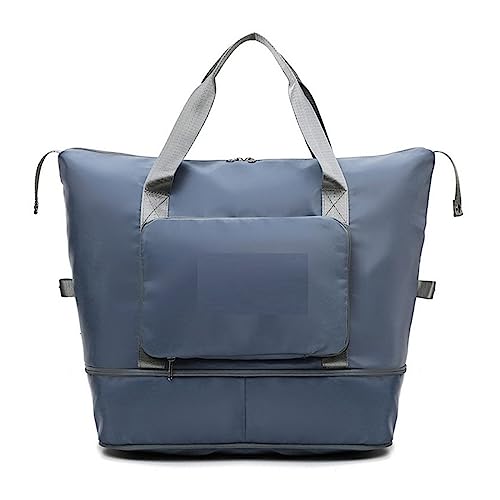 RHAIYAN Zusammenklappbare Reisetasche, passend for Damen, wasserdichte Duffle-Einkaufstasche, große multifunktionale Taschen for Mädchen, weiblich, große Kapazität, Sportaufbewahrung (Color : A-1)