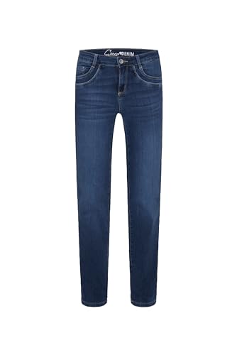 SOCCX Damen Jeans RO:My mit Taschen-Details Dark Blue 29 32