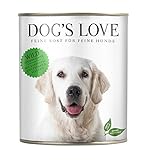 DOG'S LOVE Hundefutter Nassfutter Wild mit Kartoffel, Zwetschke, Sellerie (18 x 800g)
