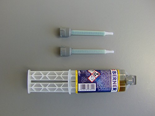 Berner 2-Komponenten-Klebstoff, super schnellklebend, Doppelspritze, 25 ml, 49818