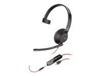Plantronics Headset/Kopfhörer Blackwire C5210 monaural mit USB-C & 3,5 mm Klinke