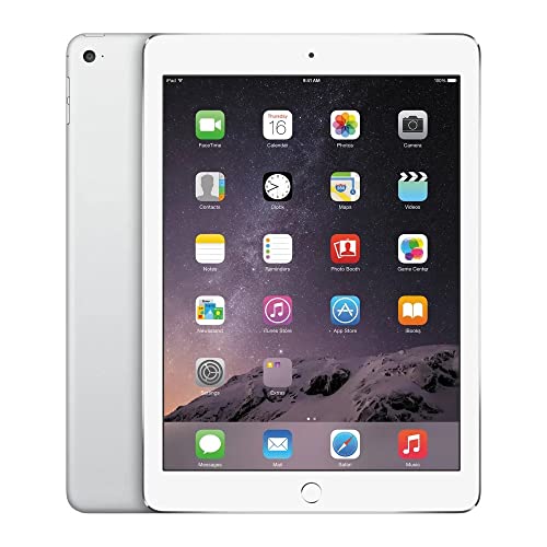 Apple iPad Air 2 24,6 cm (9,7 Zoll) Tablet-PC (WiFi, 64GB Speicher) silber - [EU-Version + DE Stecker] (Generalüberholt)