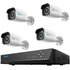 REO NVS8-5KB4-A - Netzwerk-Videorekorder, Set inkl. 4 Kameras