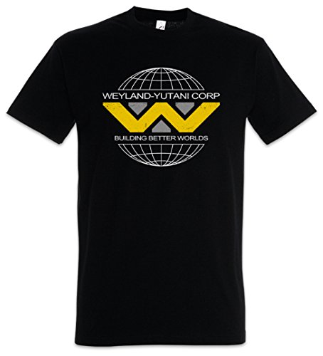 Urban Backwoods Weyland Yutani II Herren T-Shirt Schwarz Größe 4XL