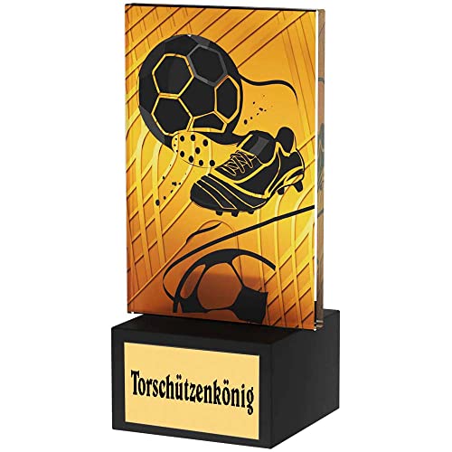 Larius Fußball Ehrenpreis - Pokal Trophäe Goldener Schuh Ball - Torschützenkönig (Fussball Hero, Torschützenkönig)