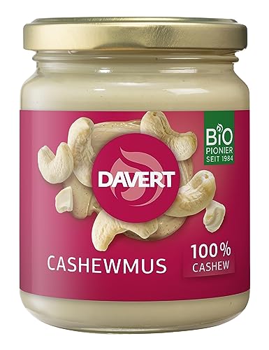 DAVERT Aufstrich, Bio Cashewmus, 250g (2er Pack)
