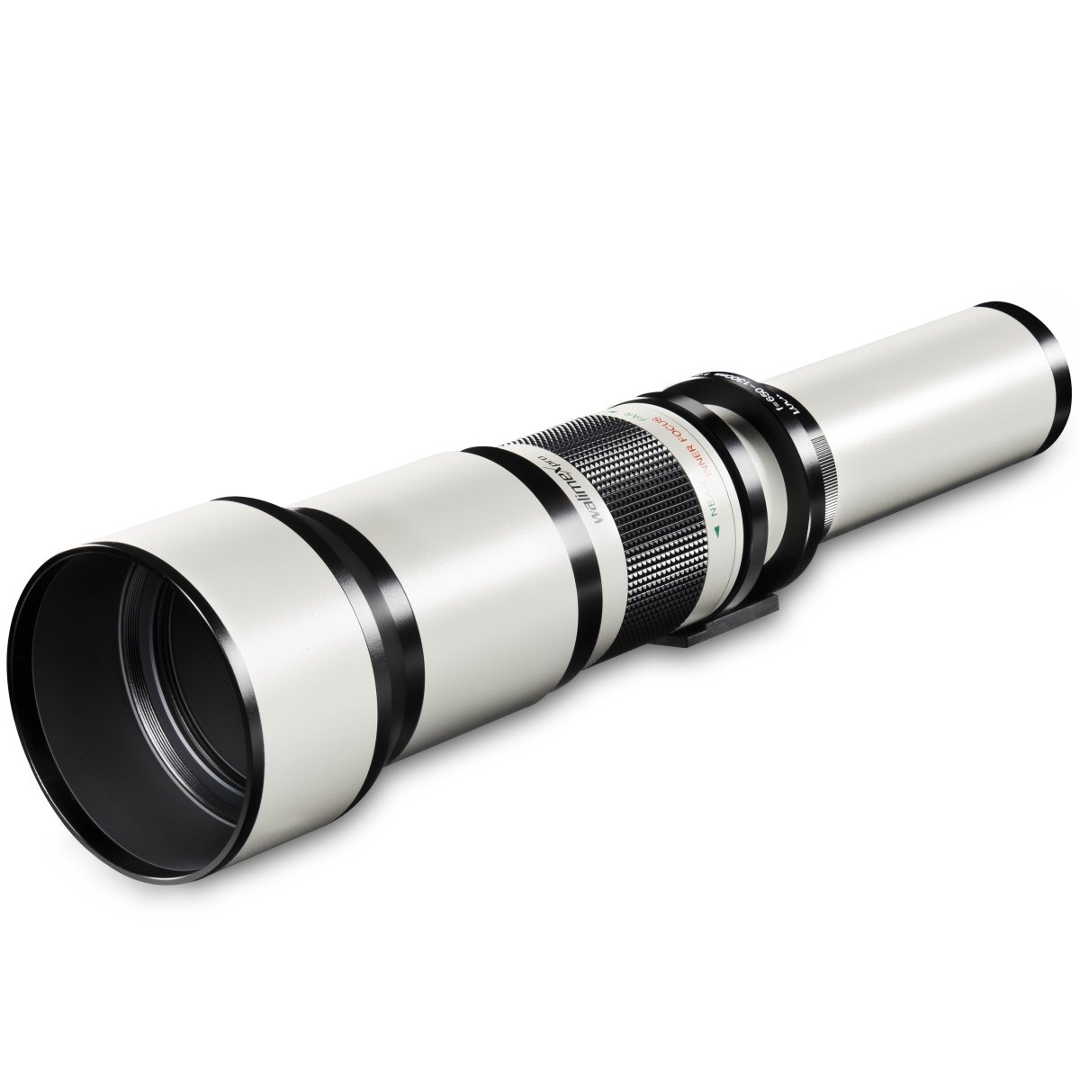 Walimex pro 650-1300mm 1:8-16 CSC Teleobjektiv für Canon EOS M - Manueller Fokus, Zoom-Teleobjektiv für Vollformat & APS-C Sensor, Ganzmetallfassung, inkl. Aufbewahrungstasche & Objektivdeckeln