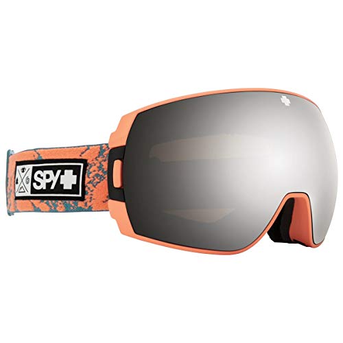 Spy Legacy Se Ski Snowboard Brille Coral Stone - HD+ Bronze w/Silver Spectra Mirror + HD+ LL Yellow w/Green Spectra Mirror