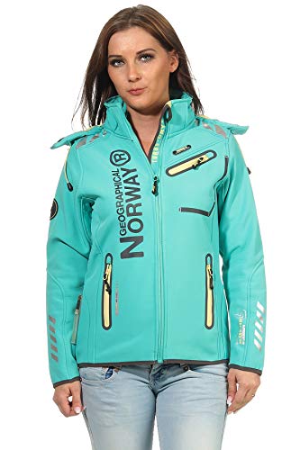 Geographical Norway Damen Softshell Jacke G-ROSE - LAGOON - 2XL/5