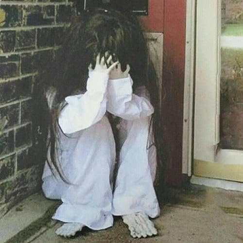 Halloween-Deko-Heuler Gruseliges Gespenst Geräusch- und Berührungsaktiviertes Puppengespenst Zubehör Schüttelnder und weinender Geist Versteckt Im Dunkeln