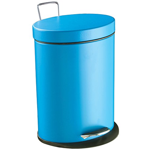 Laroom 11154 - Papierkorb elliptische 5 Liter, Blau