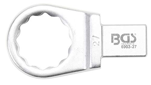 BGS 6903-27 | Einsteck-Ringschlüssel | 27 mm | Aufnahme 14 x 18