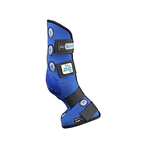 Veredus Four Hour Front Magnetic Therapy Horse Boot Medium blue