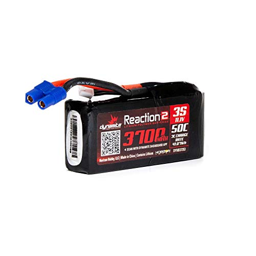 11.1V 3700mAh 3S 50C Reaktion 2 LiPo-Akku: EC3