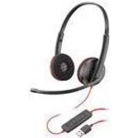 Poly Blackwire C3220 USB - 3200 Series - Headset - On-Ear - kabelgebunden - USB - Geräuschisolierung - Schwarz
