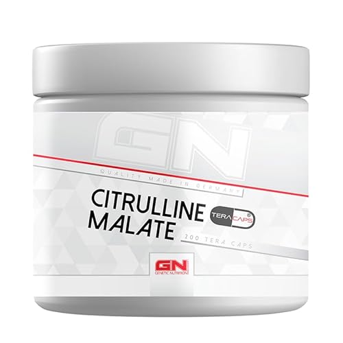 GN Laboratories Citrulline Malate Tera Caps (200 Aminosäuren Kapseln) – Maximale Wirkstoffmenge für optimale Resultate – Made in Germany