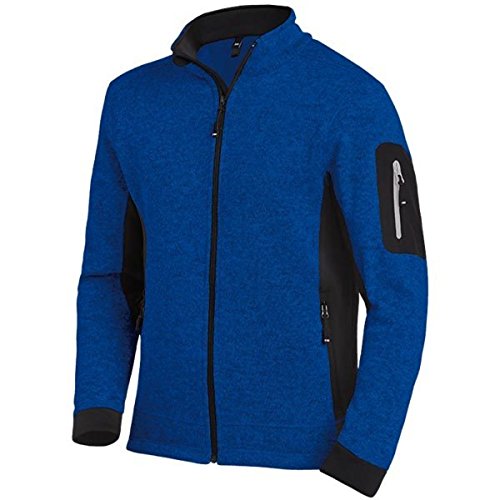 FHB Strickfleece Jacke atmungsaktiv, Größe:XL, Farbe:Kornblau