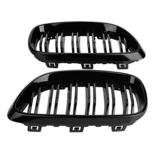 Broco 1 Paar Gloss Black Design Frontstoßstange-Grill-Grill for BMW 2 Serie F22 F23 F87 M2 2012-2017