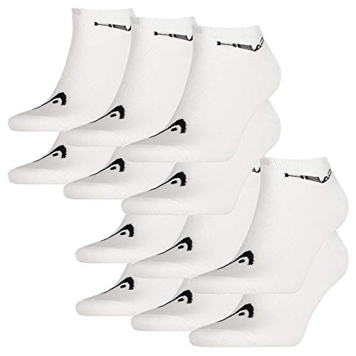 HEAD Herren Sneaker 3p Unisex Sportsocken, Weiß (White 300), 43/46 (Herstellergröße: 043) (3er Pack)