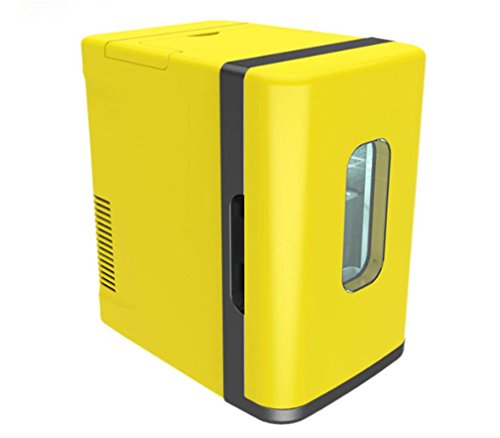 HL 10L Auto Hause Mini Kühlschrank, Yellow,yellow