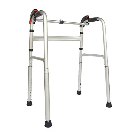Leichter Aluminium-Gehrahmen/Höhenverstellbar/Ergonomischer Griff/Geeignet für Senioren mit Behinderung