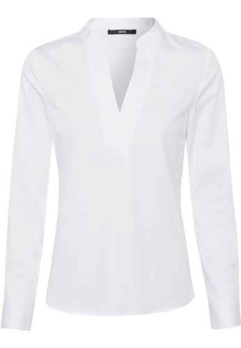 zero Damen Bluse im Business-Look Brilliant White,40