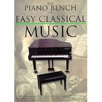The piano bench of easy classical music