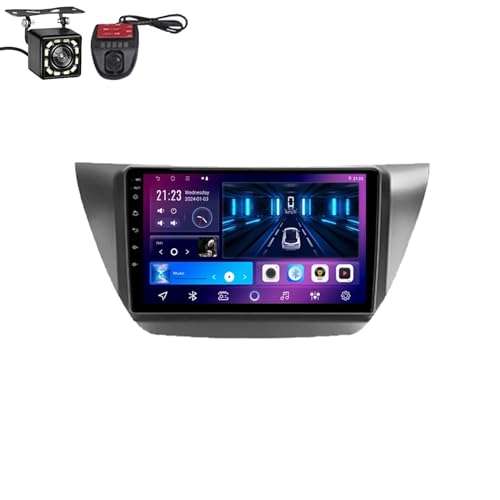 FONALO Android 13 Autoradio für Mitsubishi Lancer 9 Cs 2000-2010 mit Carplay Android Auto, 9 Zoll Touchscreen Radio mit Bluetooth FM/RDS/HiFi WiFi/GPS+AHD Rückfahrkamera & Mikrofon (Color : W20)