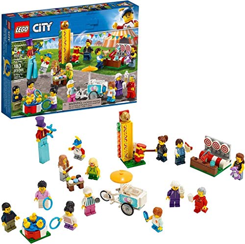 LEGO Konstruktionsspielsteine "Stadtbewohner – Jahrmarkt (60234) LEGO City" (183-tlg)