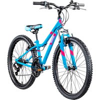 Galano GA20 Mountainbike 24 Zoll Jungen Mädchen Fahrrad für Jugendliche Jugendfahrrad MTB Hardtail Jugend Kinder Fahrrad ab 8 Jahre Mountain Bike 21 Gänge (grau/blau, 30 cm)