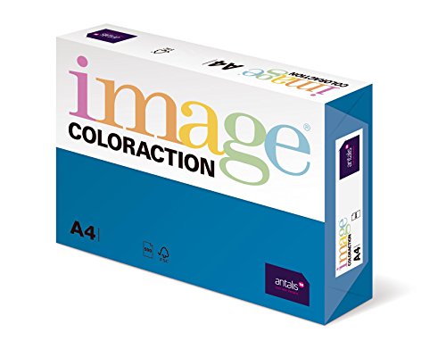 Image Coloraction - farbiges Kopierpapier Stockholm (Tiefblau) 160g/m² A4 - Paket zu 250 Blatt