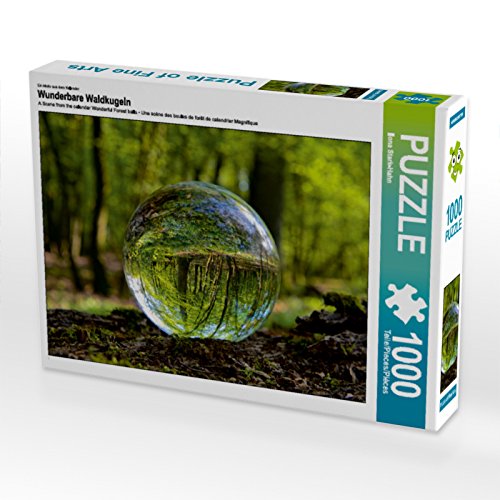 CALVENDO Puzzle Wunderbare Waldkugeln 1000 Teile Lege-Größe 64 x 48 cm Foto-Puzzle Bild von Ilona Ettingshausen