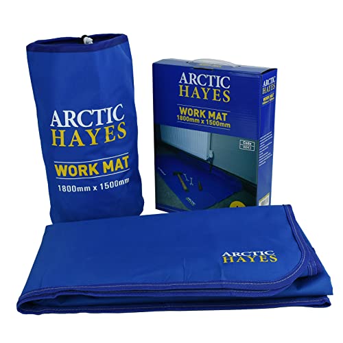 Arctic Hayes ARCWM3 Klempner-Arbeitsmatte, rutschfest, wasserdicht und chemikalienbeständig, Bodenschutzmatte (1800 x 1500 mm), geeignet im Innen- und Außenbereich