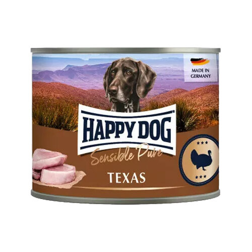 HappyDog Sensible Pure Texas - Truthahn - 6 x 800 g