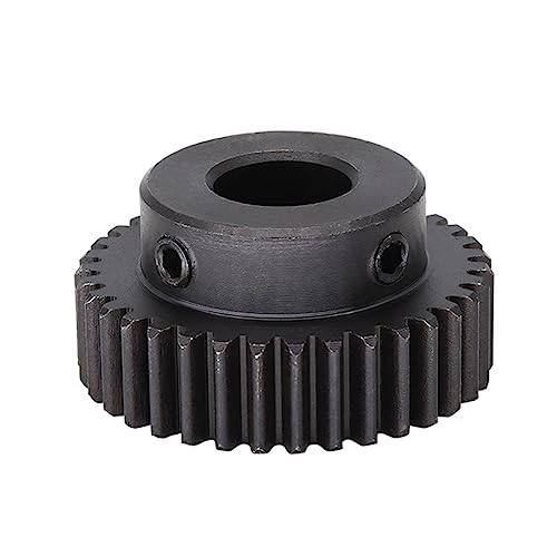 VORNEL Ritzel-Spirale 1 Modul 40 Zähne Stirnrad 45 Kohlenstoffstahl Motorgetriebe 6 mm 6,35 mm 12,7 mm 17 mm 20 mm Bohrung 1M 40T Stirnrad Ritzel M5 Schraube Gehrungswurm (Size : 1M 40T-Bore 8 mm)