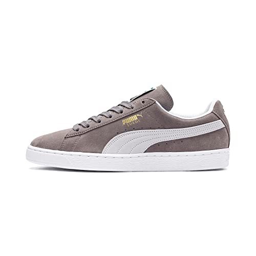 PUMA Herren Suede Classic+ Sneaker, Grau (steeple gray-white), 40.5 EU