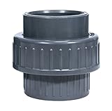 Oase PVC-Kupplung 75 mm x 2 1/2" Zubehör für Filterpumpen & Bachlaufpumpen, Grau, 12 x 12 x 11 cm