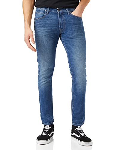 Lee Herren Jeans Luke Slim Tapered Fit - Blau - Fresh, Größe:W 38 L 36, Farbe:Fresh (IG)